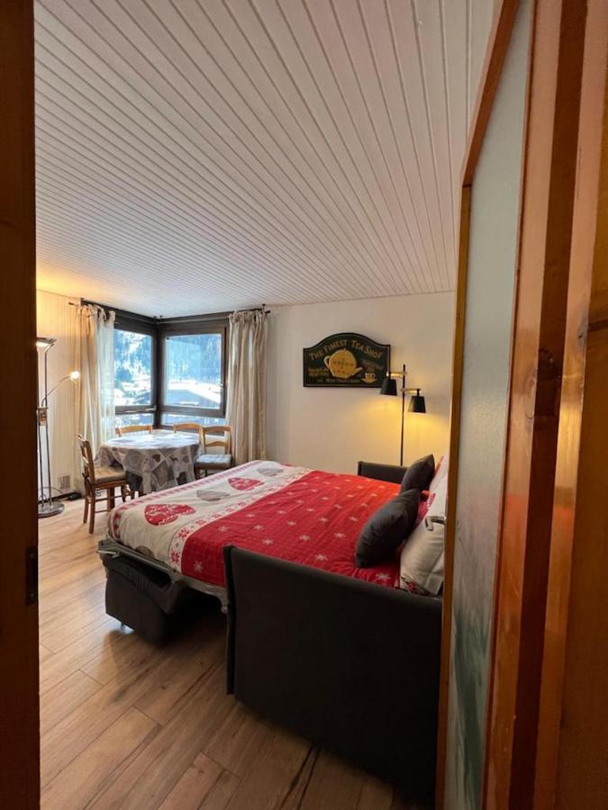 Studio Dent Du Caiman, Chamonix Hyper Centre, Parking, Vue Mont Blanc Exterior photo