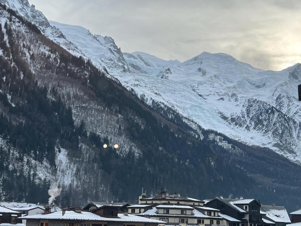 Studio Dent Du Caiman, Chamonix Hyper Centre, Parking, Vue Mont Blanc Exterior photo